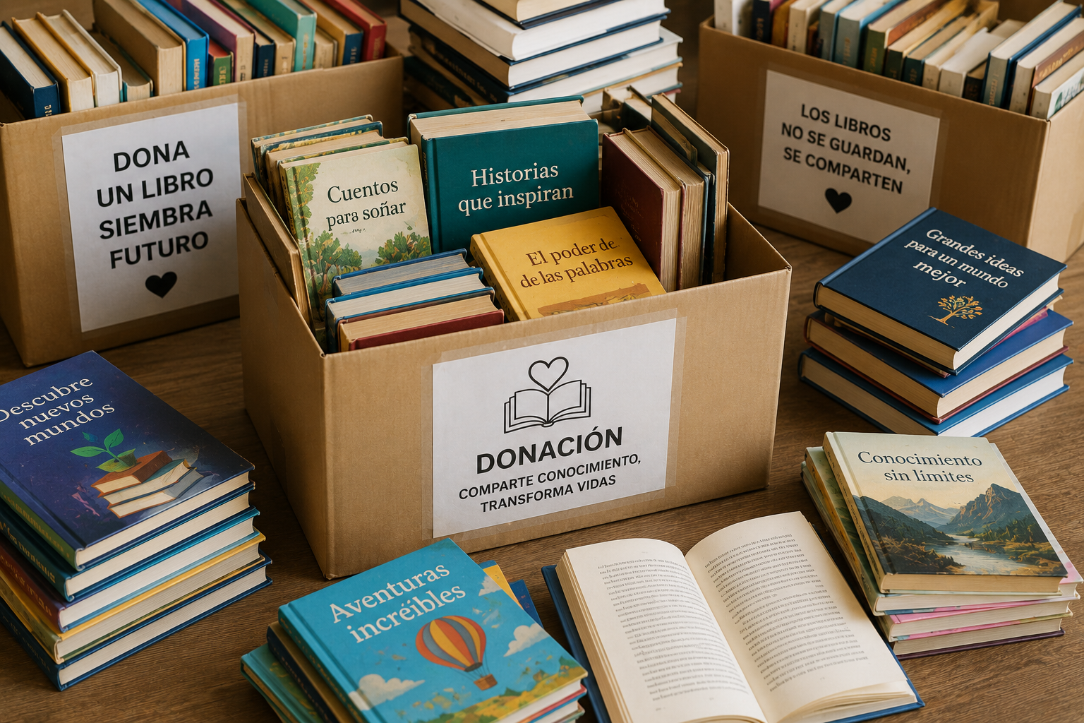 Libros que transforman vidas: dona, recicla y comparte conocimiento con quienes más lo necesitan